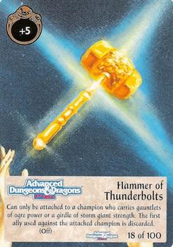 1995 TSR Spellfire Master the Magic Artifacts #18 Hammer of Thunderbolts Front