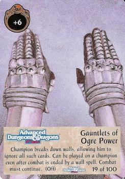 1995 TSR Spellfire Master the Magic Artifacts #19 Gauntlets Ogre Power Front