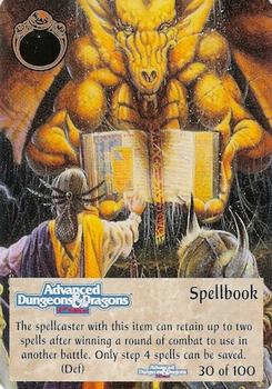 1995 TSR Spellfire Master the Magic Artifacts #30 Spellbook Front