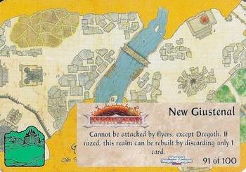 1995 TSR Spellfire Master the Magic Artifacts #91 New Giustenal Front