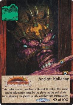 1995 TSR Spellfire Master the Magic Artifacts #92 Ancient Kalidnay Front