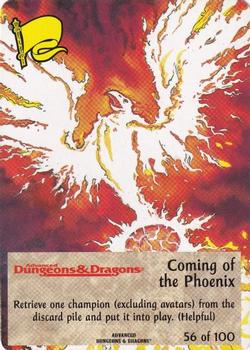 1996 TSR Spellfire Master the Magic - Runes & Ruins #56 Coming of the Phoenix Front