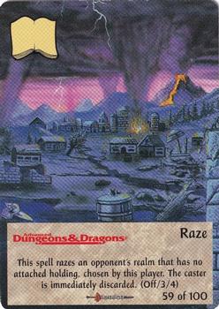 1996 TSR Spellfire Master the Magic - Birthright #59 Raze Front