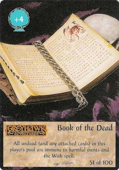 1996 TSR Spellfire Master the Magic - Nightstalkers #51 Book of the Dead Front
