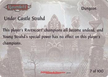 1997 TSR Spellfire Master the Magic - Dungeons #7 Under Castle Strahd Front