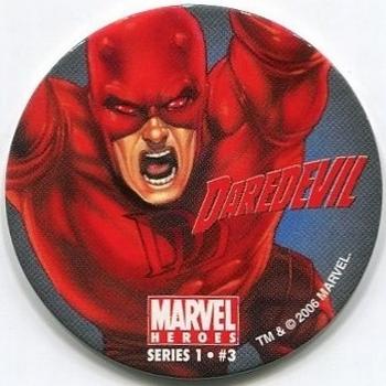 2006 Global Pog Association Marvel Heroes #3 Daredevil (Leaping) Front