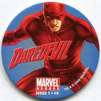 2006 Global Pog Association Marvel Heroes #4 Daredevil Front