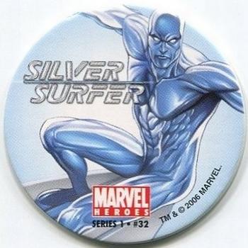 2006 Global Pog Association Marvel Heroes #32 Silver Surfer Front