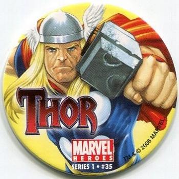 2006 Global Pog Association Marvel Heroes #35 Thor Front