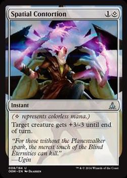 2016 Magic the Gathering Oath of the Gatewatch #8 Spatial Contortion Front