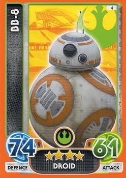2016 Topps Star Wars Force Attax Extra The Force Awakens #4 BB-8 Front