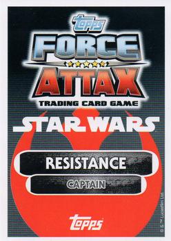 2016 Topps Star Wars Force Attax Extra The Force Awakens #5 Han Solo Back