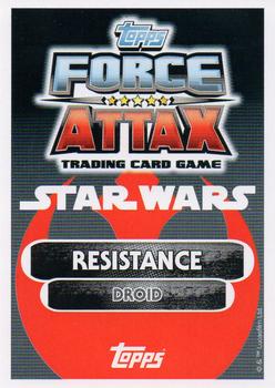 2016 Topps Star Wars Force Attax Extra The Force Awakens #29 GA-97 Back