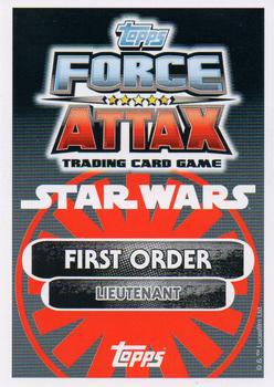 2016 Topps Star Wars Force Awakens Ser 2 Power of the First Order #4 Lt Mitaka