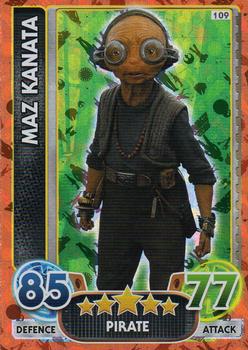 2016 Topps Star Wars Force Attax Extra The Force Awakens #109 Maz Kanata Front