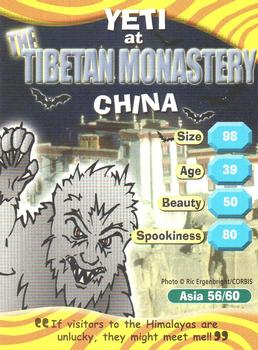 2004 DeAgostini Scooby-Doo! World of Mystery - Asia #56 Yeti at The Tibetan Monastery - China Front