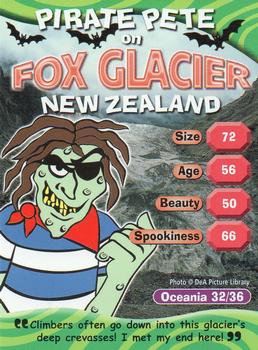 2004 DeAgostini Scooby-Doo! World of Mystery - Oceania #32 Pirate Pete on Fox Glacier - New Zealand Front
