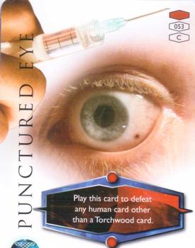 2008 GE Fabbri Torchwood #53 Punctured Eye Front