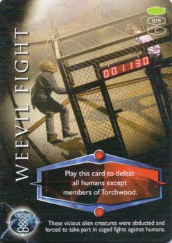 2008 GE Fabbri Torchwood #79 Weevil Fight Front