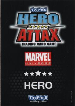 2011 Topps Hero Attax #2 Captain Marvel Back