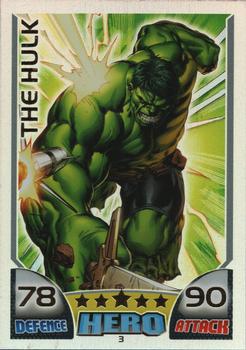 2011 Topps Hero Attax #3 The Hulk Front