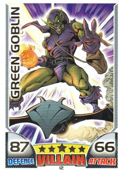 2011 Topps Hero Attax #12 Green Goblin Front