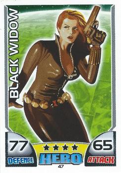 2011 Topps Hero Attax #47 Black Widow Front