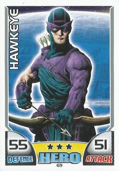 2011 Topps Hero Attax #69 Hawkeye Front