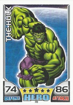 2011 Topps Hero Attax #72 The Hulk Front