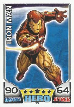 2011 Topps Hero Attax #75 Iron Man Front