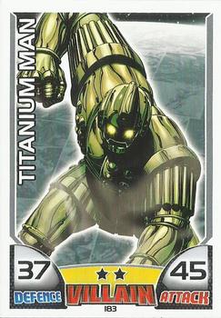 2011 Topps Hero Attax #183 Titanium Man Front
