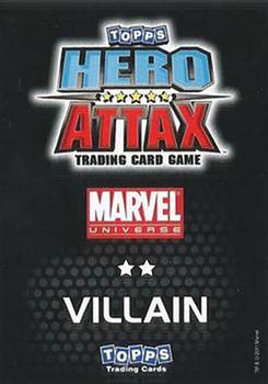 2011 Topps Hero Attax #183 Titanium Man Back