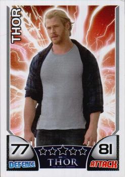 2011 Topps Hero Attax - Thor Movie #T Thor Front
