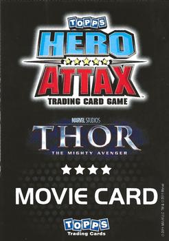 2011 Topps Hero Attax - Thor Movie #T6 Hogun Back