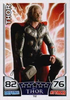 2011 Topps Hero Attax - Thor Movie #T12 Thor Front