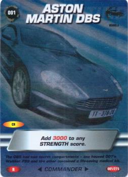 2007 007 Spy Cards Commander #1 Aston Martin DBS Front
