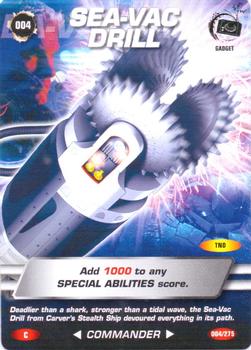 2007 007 Spy Cards Commander #4 Sea-Vac Drill Front