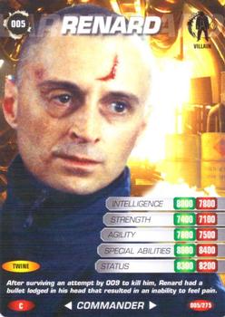 2007 007 Spy Cards Commander #5 Renard Front