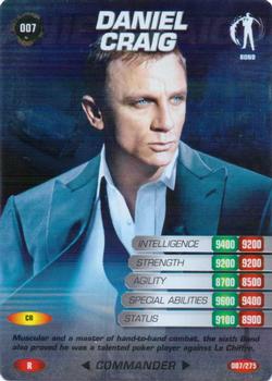 2007 007 Spy Cards Commander #7 Daniel Craig Front