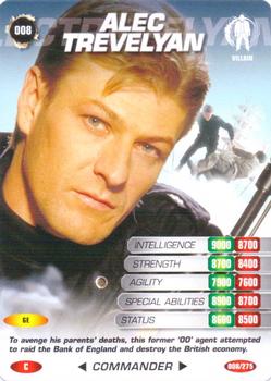 2007 007 Spy Cards Commander #8 Alec Travelyan Front