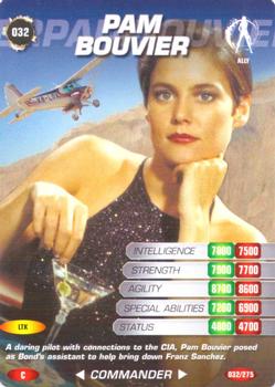2007 007 Spy Cards Commander #32 Pam Bouvier Front