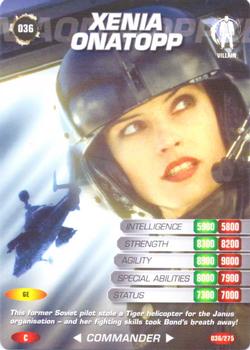 2007 007 Spy Cards Commander #36 Xenia Onatopp Front