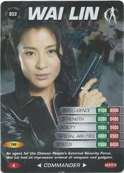 2007 007 Spy Cards Commander #52 Wai Lin Front