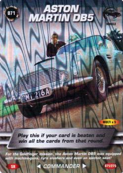 2007 007 Spy Cards Commander #71 Aston Martin DB5 Front