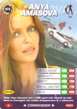 2007 007 Spy Cards Commander #73 Anya Amasova Front