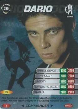 2007 007 Spy Cards Commander #90 Dario Front