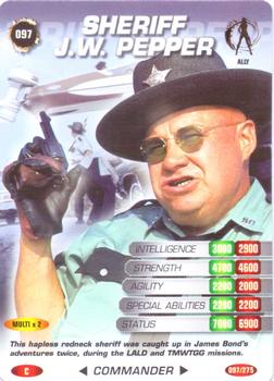 2007 007 Spy Cards Commander #97 Sheriff J.W. Pepper Front