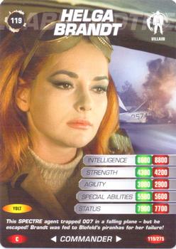 2007 007 Spy Cards Commander #119 Helga Brandt Front
