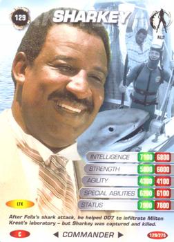 2007 007 Spy Cards Commander #129 Sharkey Front