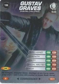 2007 007 Spy Cards Commander #190 Gustav Graves Front